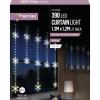 The Christmas Shop Snowflake Pin Wire Curtain Light| Electric Operated Lights