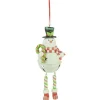 The Christmas Shop Snowman On Bell| Characters|Silver & White Theme