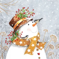 The Christmas Shop Snowman Paper Napkins| Tableware