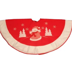 The Christmas Shop Snowman Treeskirt| Novelties|Trees