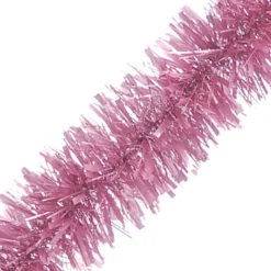 The Christmas Shop Soft Pink Tinsel| Baby'S First Christmas|Tinsel