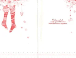The Christmas Shop Son And Daughter In Law Christmas Card| Cards For Relatives