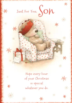 The Christmas Shop Son Christmas Card| Cards For Relatives