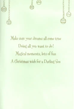 The Christmas Shop Son Christmas Card| Cards For Relatives