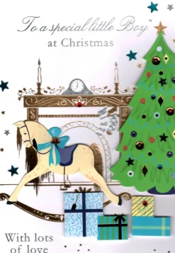 The Christmas Shop Special Boy Christmas Card| Cards For Relatives