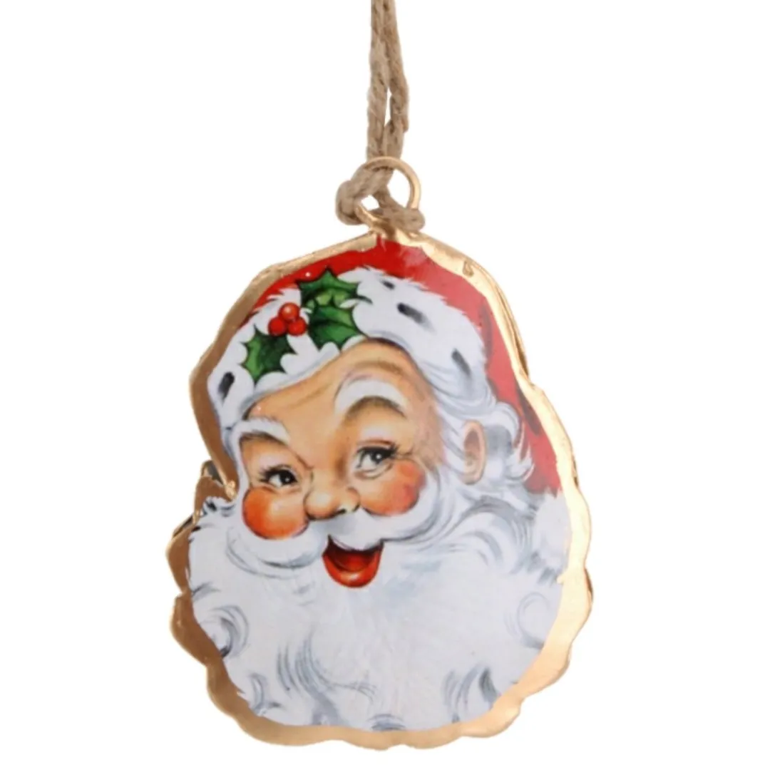 The Christmas Shop Tin Santa Head| Characters|Other Colours