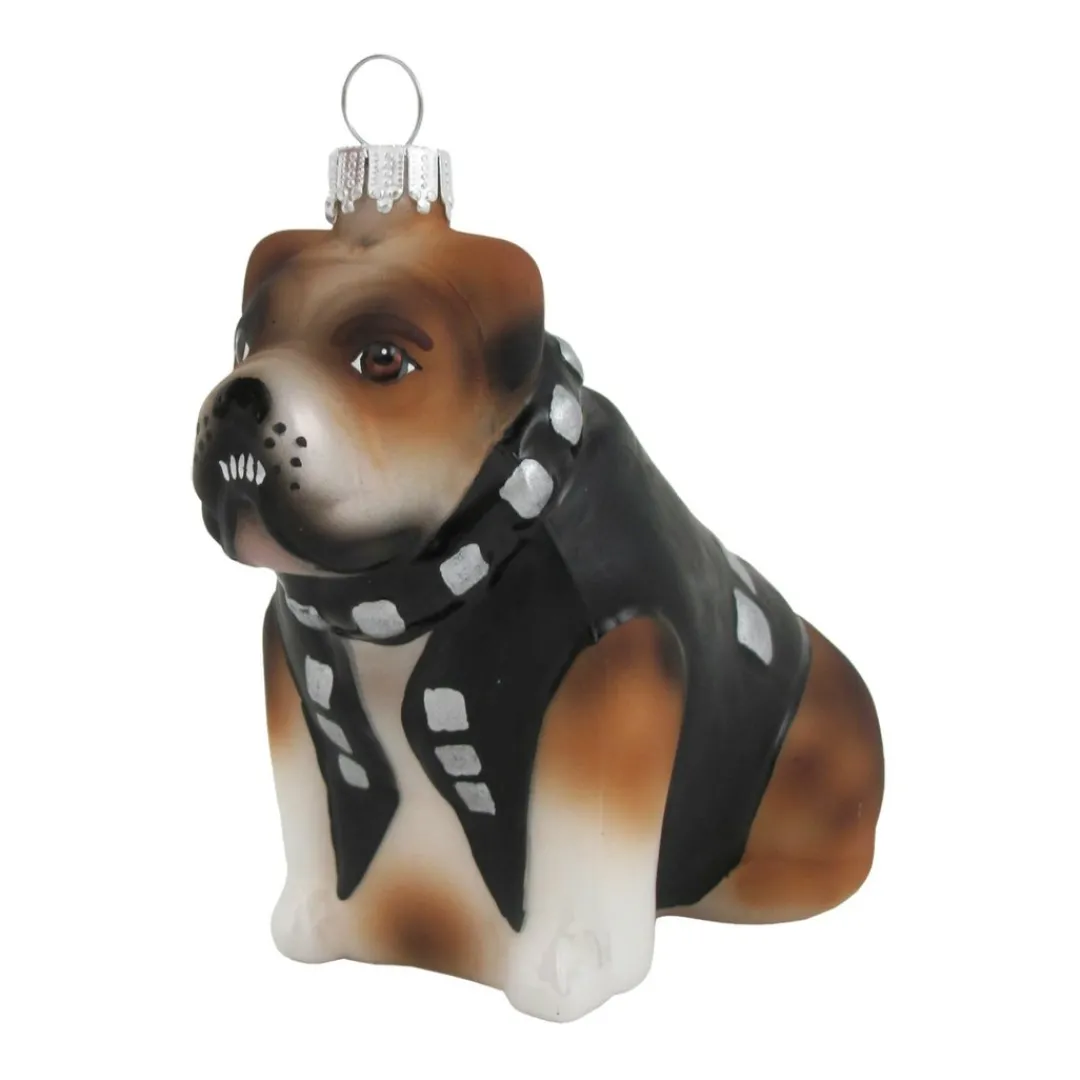 The Christmas Shop Tough Bulldog| Glass