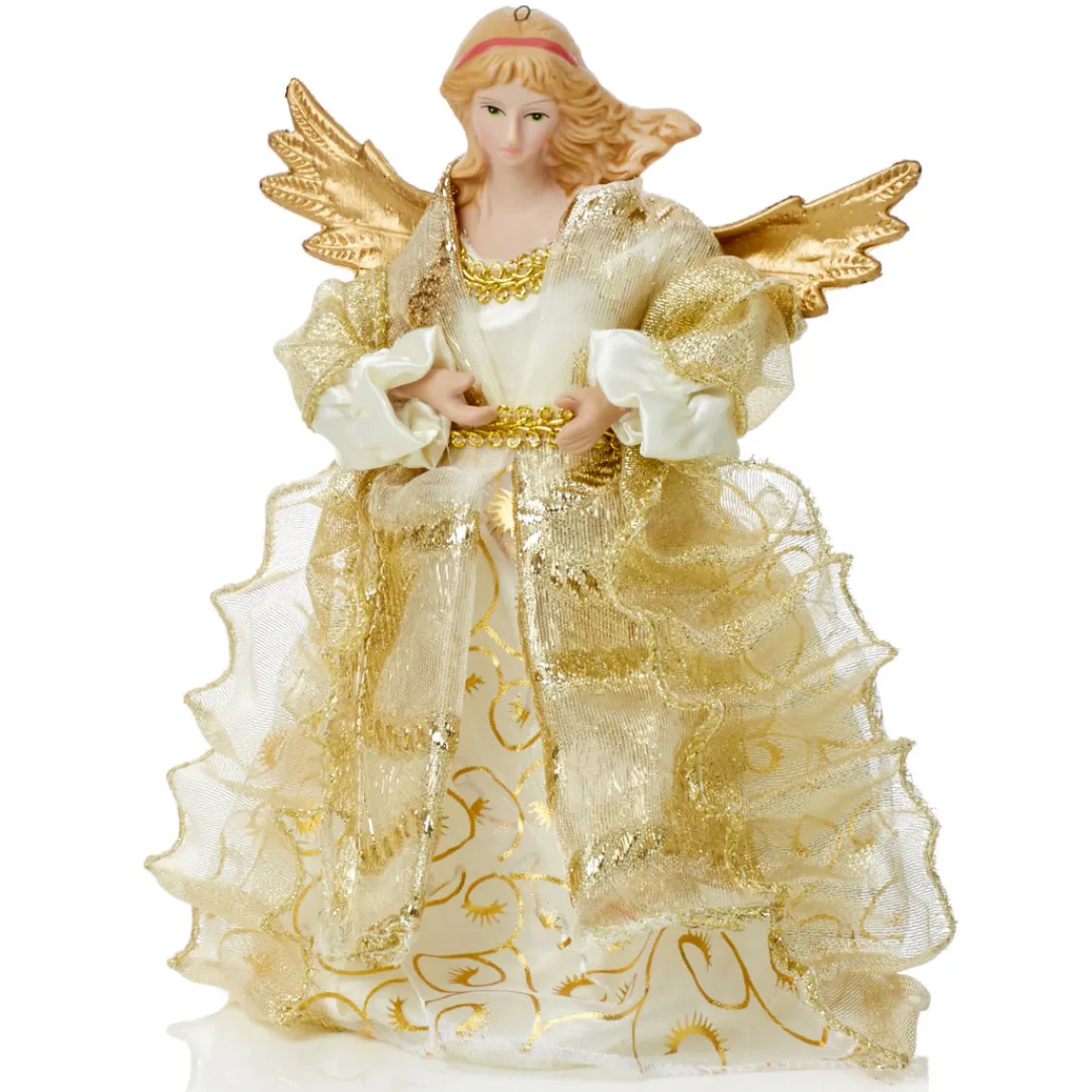 The Christmas Shop Treetop Angel| Treetop Angels|Gold Theme