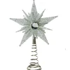 The Christmas Shop Treetop Star| Treetop Stars|Silver & White Theme