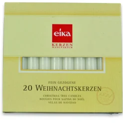 The Christmas Shop White Mini Candles| Candles|Silver & White Theme