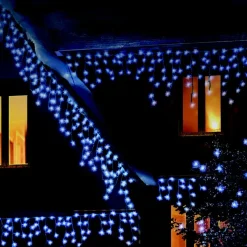 The Christmas Shop White Snowing Icicle Lights| Electric Operated Lights