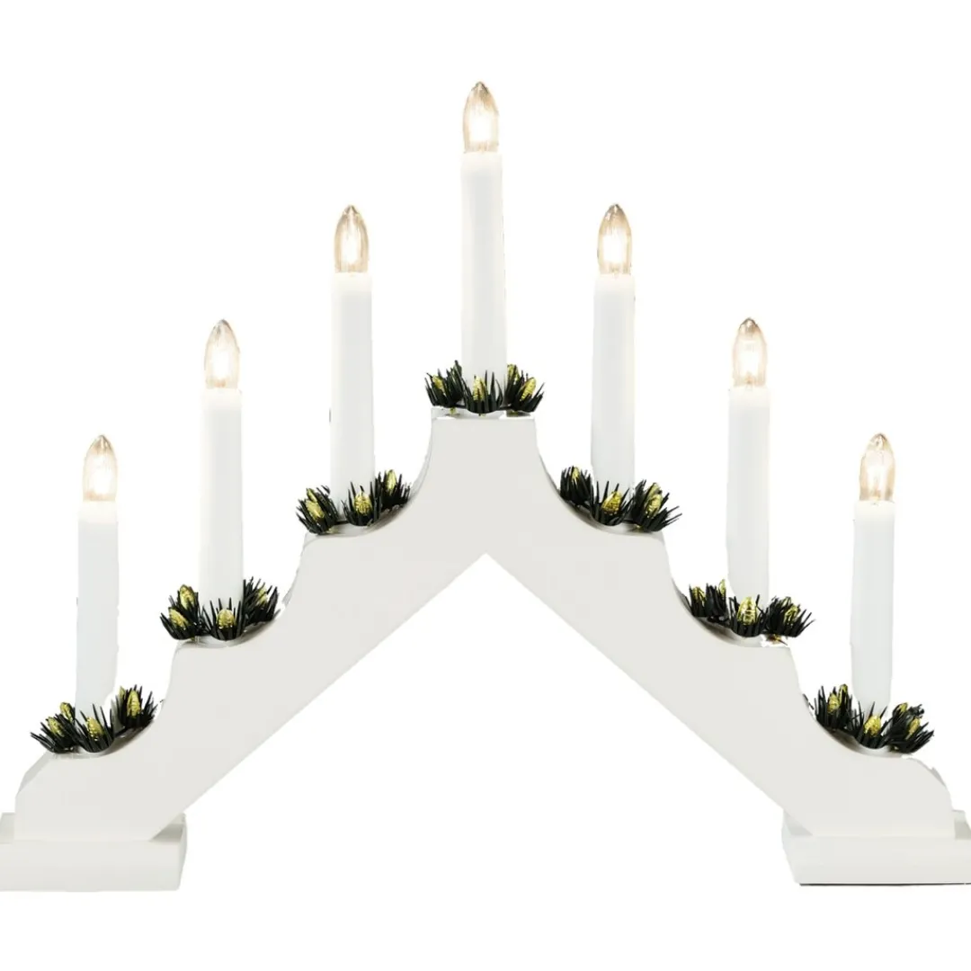 The Christmas Shop White Welcome Arch| Electric Operated Lights