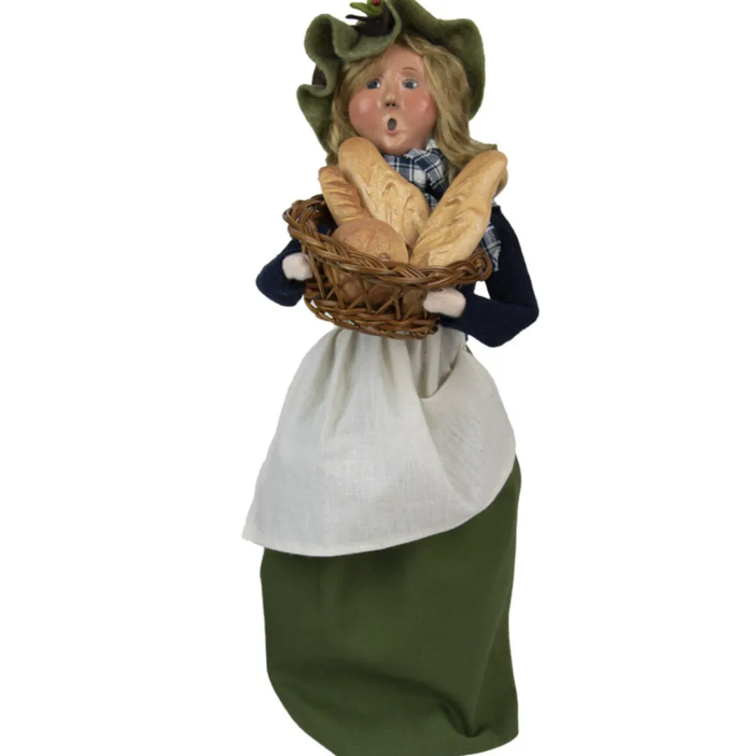 The Christmas Shop Woman Selling Bread| Byers Choice Carolers
