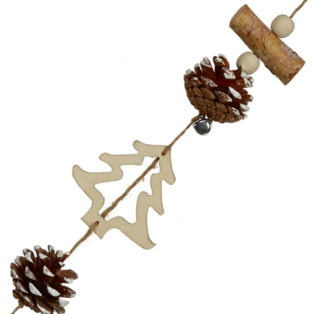 The Christmas Shop Wood Garland| Garlands|Wood