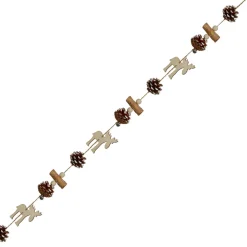 The Christmas Shop Wood Garland| Garlands|Wood