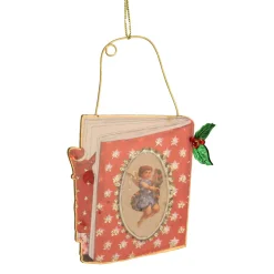 The Christmas Shop Wood Santa With Red Book| Characters|Other Colours