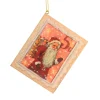 The Christmas Shop Wooden Santa Plaque (Red)| Wood|Characters